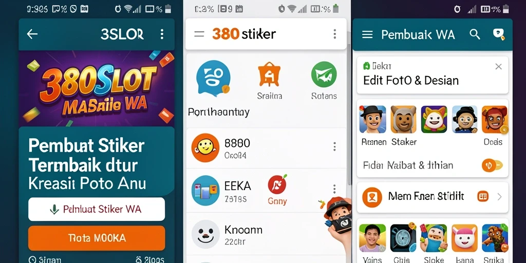 Tampilan antarmuka aplikasi 380SLOT yang menarik dan fungsional.