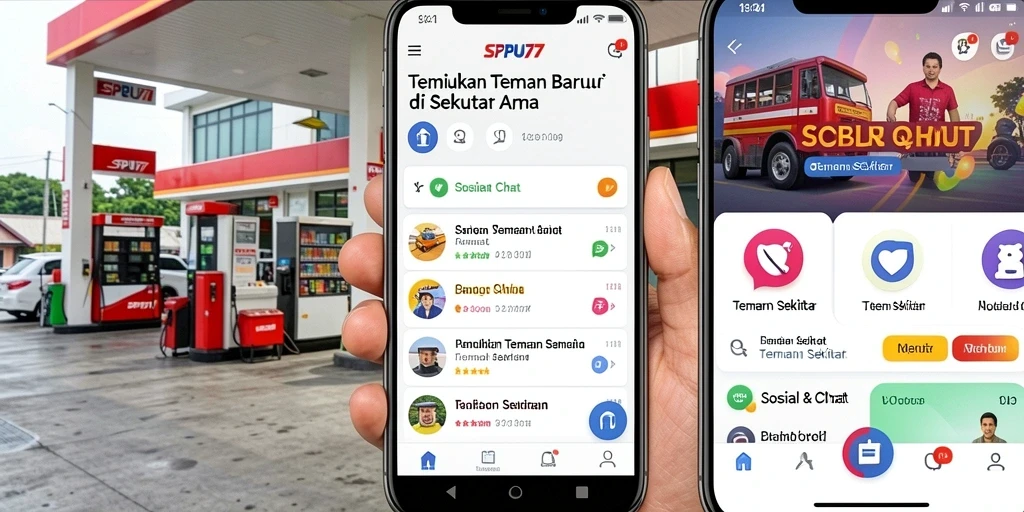 Tampilan antarmuka SPBU77 yang modern dan mudah digunakan.