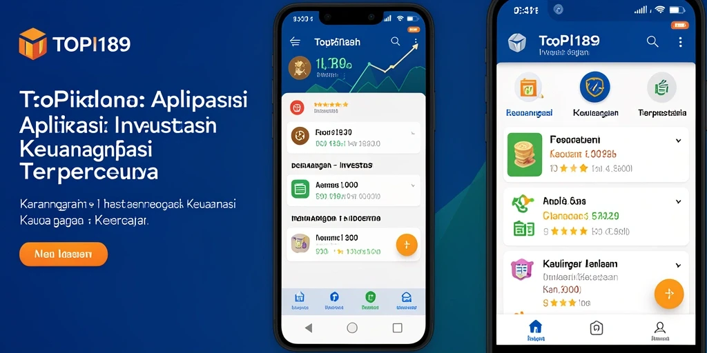 Antarmuka utama aplikasi TOPI189 yang ramah pengguna dan intuitif.
