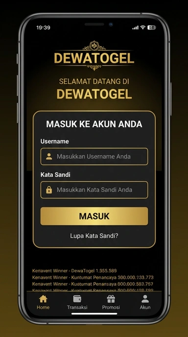 Masuk Akun dewatogel untuk Pengguna Android